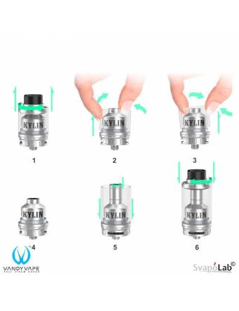 Vandy Vape KYLIN RTA - come si smonta
