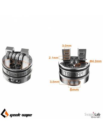 Geekvape TSUNAMI 24 RDA Glass Window - resistenze
