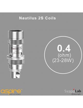Aspire Nautilus 2S DL coil 0,4 ohm/23-28W (1 pz)