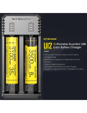 Nitecore New Intellicharger UI2 - caricabatterie - carica multipla