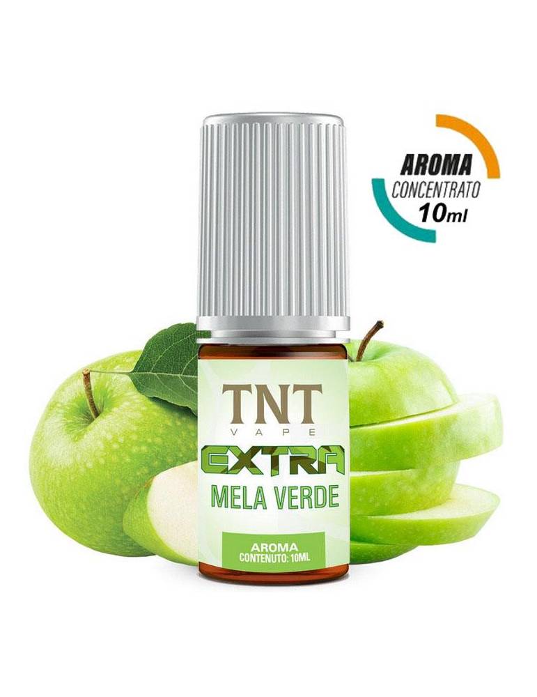 TNT Vape Extra MELA VERDE 10ml aroma concentrato