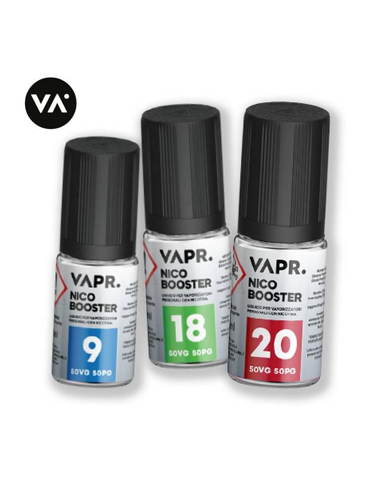 VAPR. Base Nicobooster 10ml 50/50 (basetta neutra con nicotina)