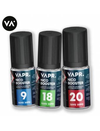 VAPR. Base Nicobooster 10ml 70/30 (basetta neutra con nicotina)