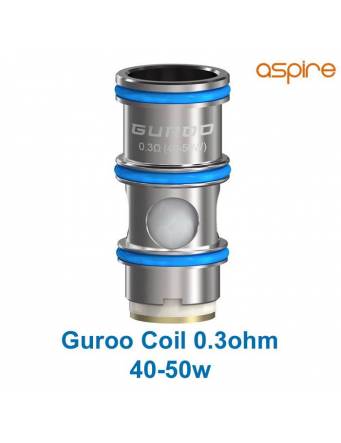 Aspire GUROO coil mesh DTL 0,3ohm/40-50W (1pz)