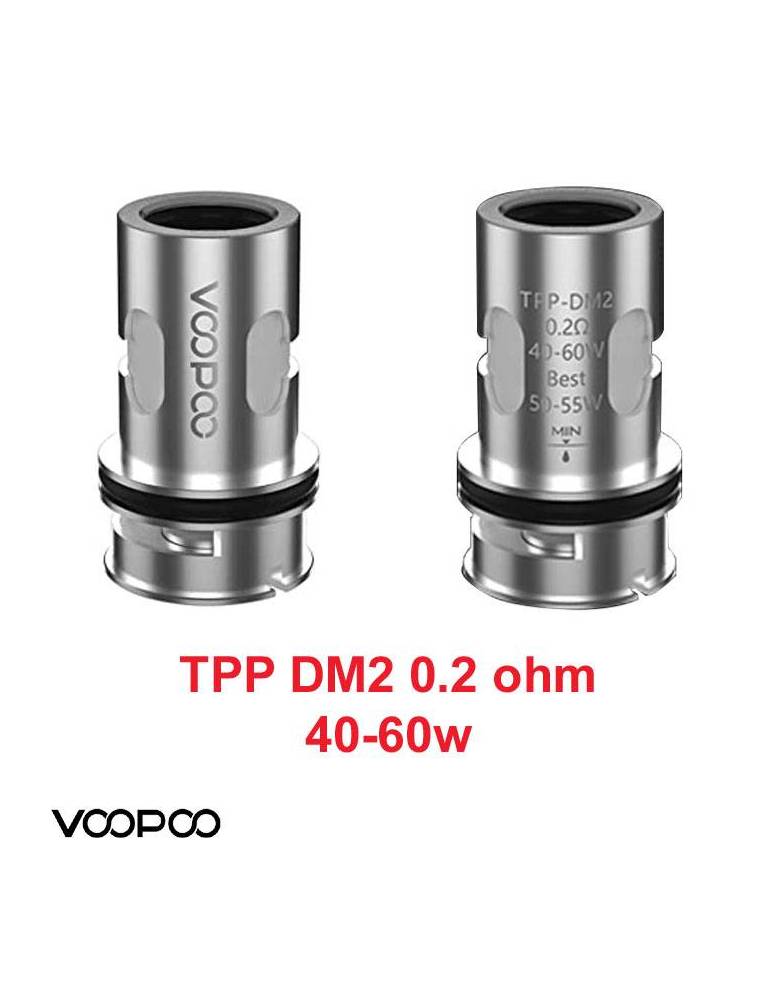 VooPoo TPP-DM2 coil mesh DTL 0,2ohm/40-60W (1 pz)