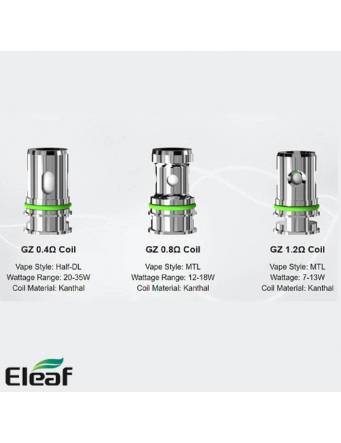 Eleaf GZENO S tank MTL - Resistenze