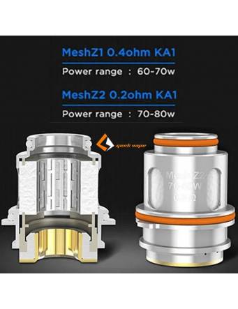 Geekvape Zeus Sub-ohm tank DTL 5,0 ml - Resistenze
