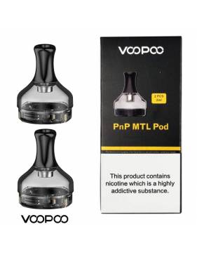 VooPoo PNP pod di ricambio 2,0ml MTL (2 pz-no coil) per serie Drag, Argus e V.Suit