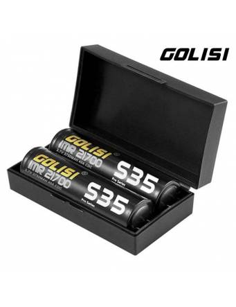 Golisi S35 21700 Li-ion 3750mah/30A (2 batterie con custodia)