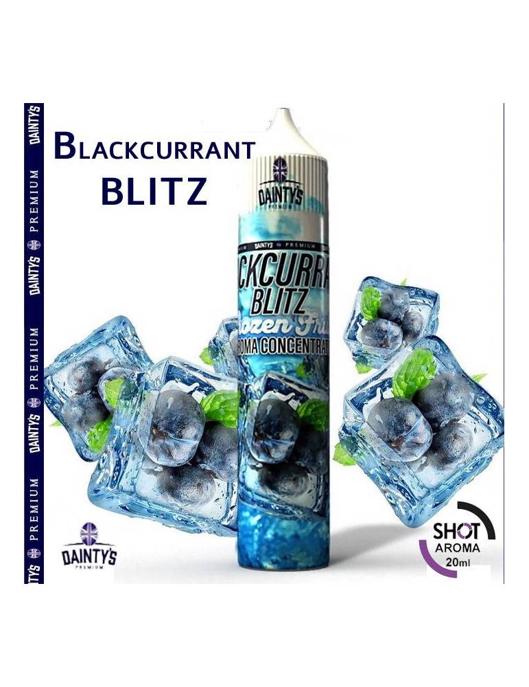 Dainty's Premium BLACKCURRANT BLITZ 20ml aroma Scomposto Ice by Eco Vape