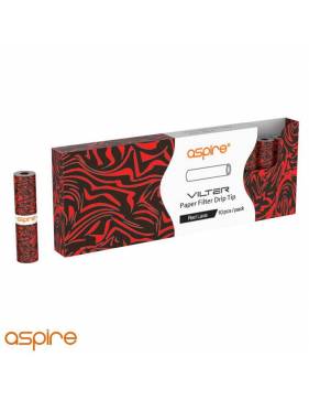 Aspire VILTER Tip (10 pz) filtro in carta di ricambio rosso