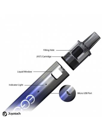 Joyetech EGO Pod AST version kit 1000mah (pod 2ml) componenti