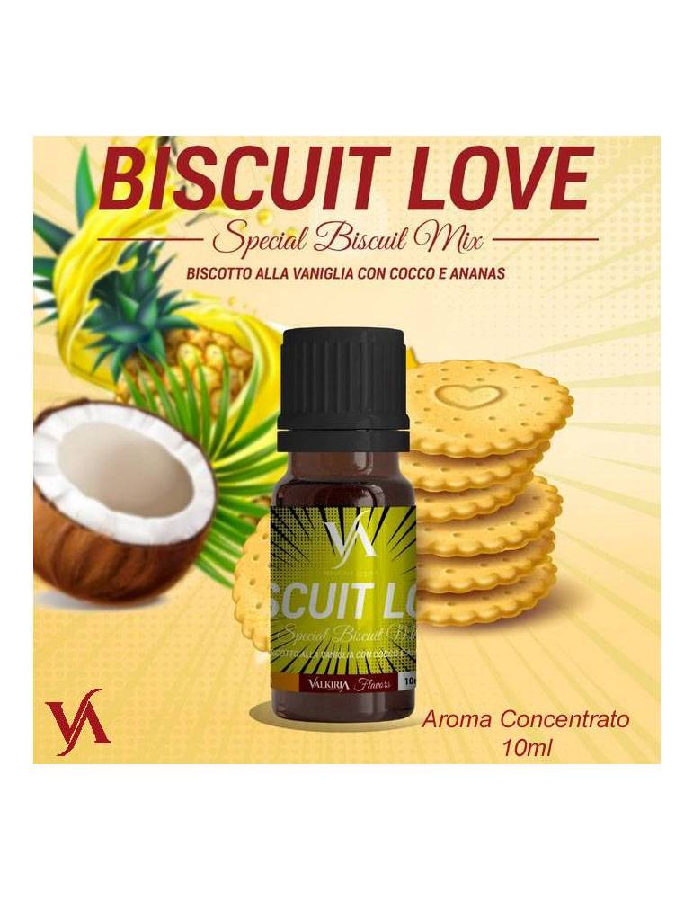 Valkiria BISCUIT LOVE 10ml aroma concentrato Cream