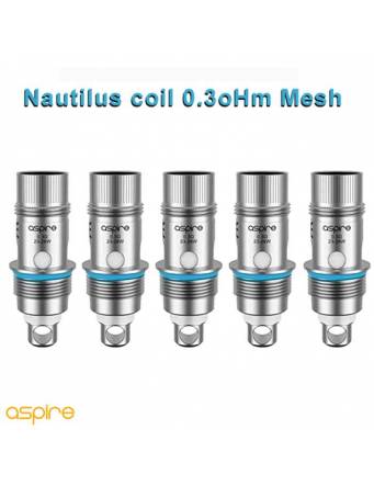 Aspire Nautilus coil 0,3 ohm MESH 23-28W (1 pz)