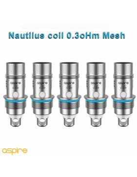 Aspire Nautilus coil 0,3 ohm MESH 23-28W (1 pz)