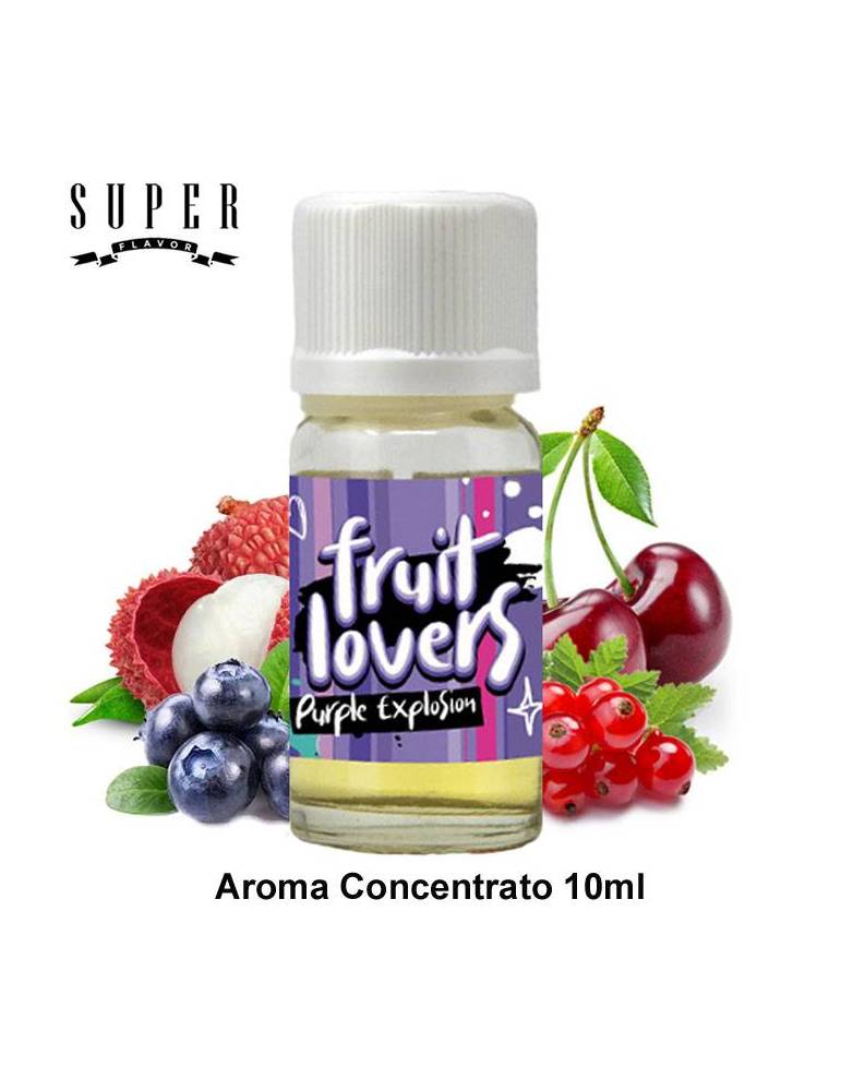 Super Flavor “Fruit Lovers” PURPLE EXPLOSION 10ml aroma concentrato