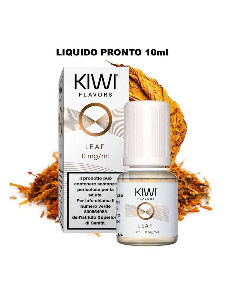 Kiwi Flavors LEAF 10ml liquido pronto Tabac