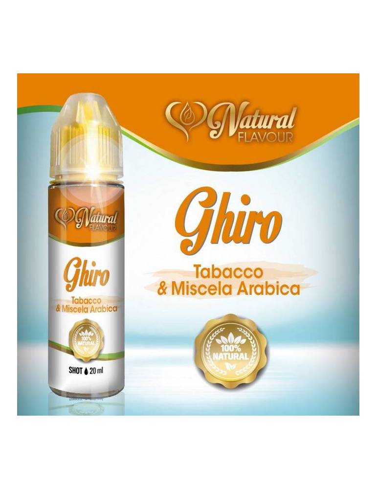 Cyber Flavour “NATURAL” GHIRO 20 ml aroma scomposto Tabac Microfiltrato