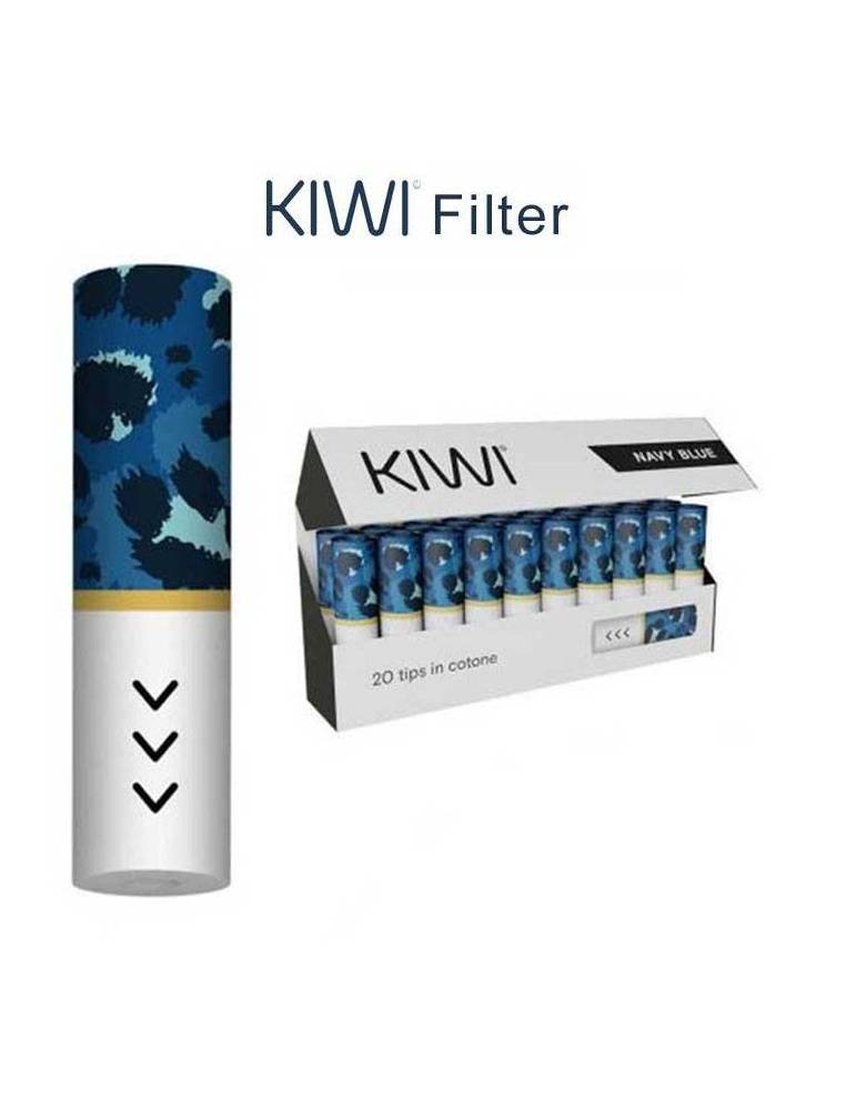 Kiwi tips (20 pz) filtro in cotone di ricambio Blu