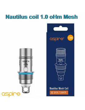 Aspire Nautilus coil 1,0 ohm MESH 13-15W (1 pz)