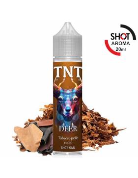 TNT Vape ANIMALS – DEER 20ml aroma Scomposto Cream (Tabacco Pelle e Cuoio)