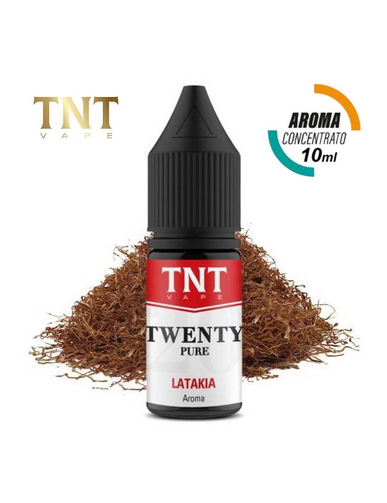 TNT Vape TWENTY PURE - LATAKIA 10ml aroma concentrato (distillato puro)