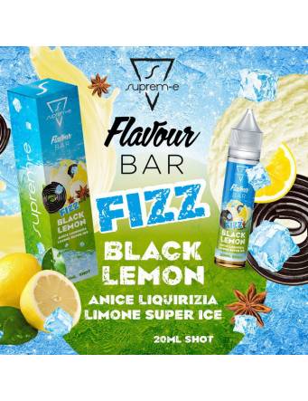 Suprem-e FlavourBar FIZZ BLACK LEMON 20ml aroma Shot lp