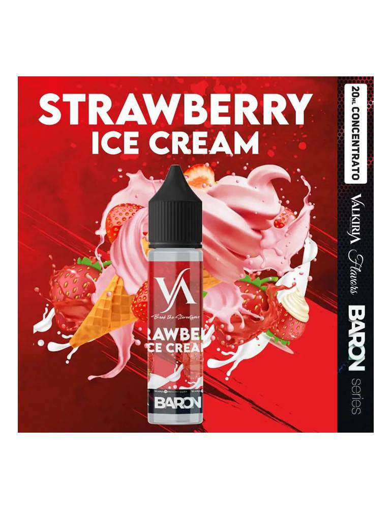 Valkiria-Baron STRAWBERRY ICE CREAM 20ml aroma Shot Fruit