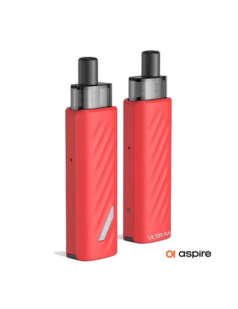 Aspire VILTER FUN pen kit 400mah (pod 2ml) MTL - Rosso