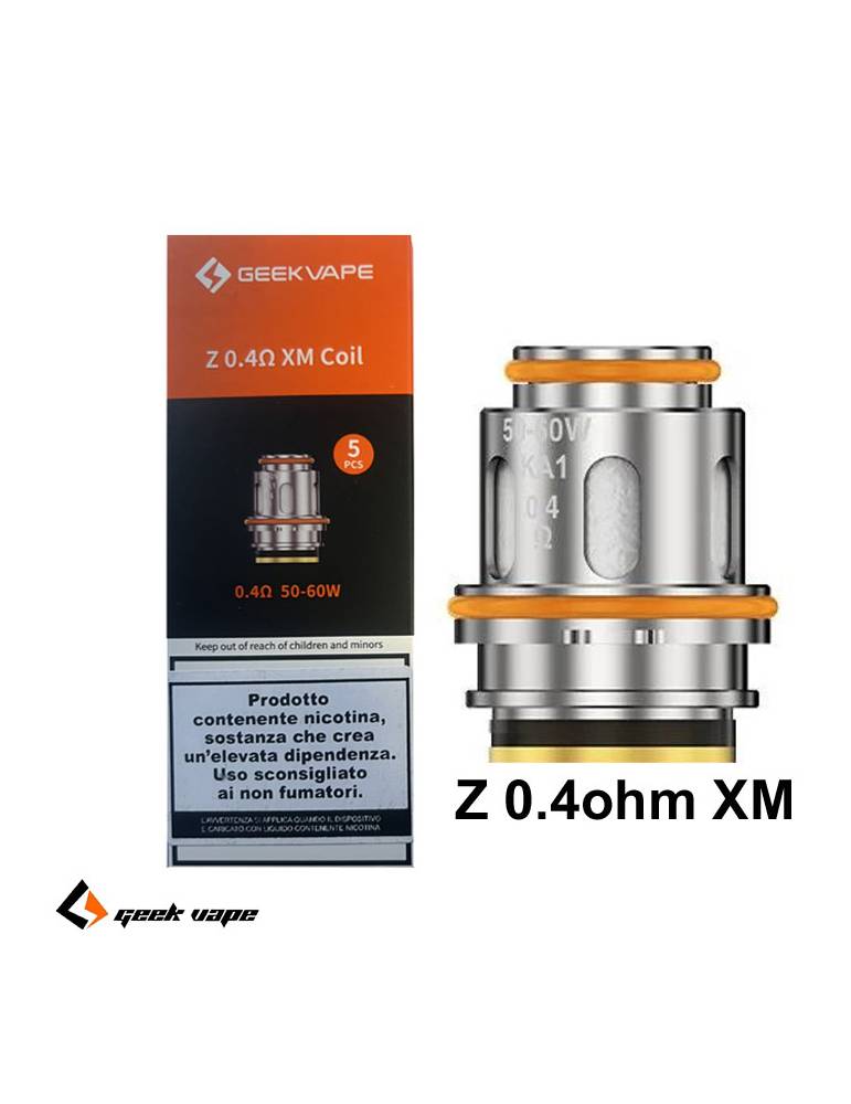 Geekvape Z XM coil 0,4ohm/50-60W (1 pz) DTL per Z FLI