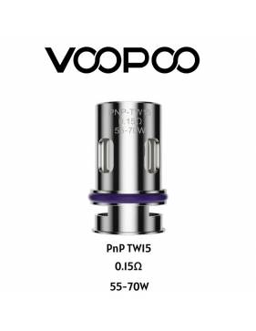VooPoo PNP-TW15 coil 0,15ohm/55-70W (1 pz) DTL, per UFORCE-L e serie PNP pod/tank