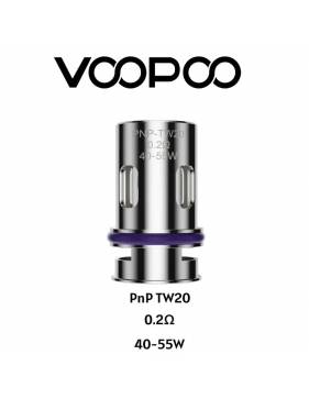VooPoo PNP-TW20 coil 0,2ohm/40-55W (1 pz) DTL, per UFORCE-L e serie PNP pod/tank