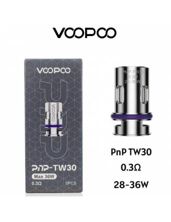 VooPoo PNP-TW30 coil 0,3ohm/28-36W (1 pz) MTL-RDTL, per UFORCE-L e serie PNP pod/tank lp
