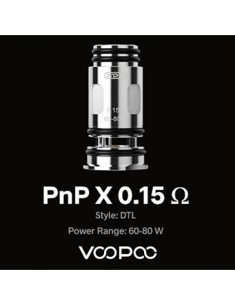 VooPoo PNP-X coil 0,15ohm/60-80W (1 pz) DTL