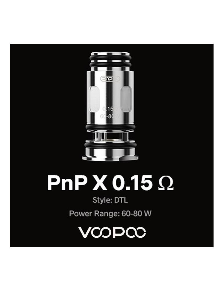 VooPoo PNP-X coil 0,15ohm/60-80W (1 pz) DTL