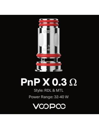 VooPoo PNP-X coil 0,3ohm/32-40W (1 pz) RDTL