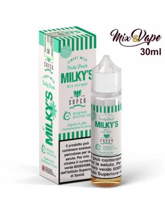 Super Flavor MILKY'S – MILK AND MINT 30ml Mix&Vape