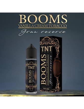 TNT Vape BOOMS VCT GRAN RESERVE 20ml aroma SHOT (Vanilla Cream Tobacco Gran Reserve) lp