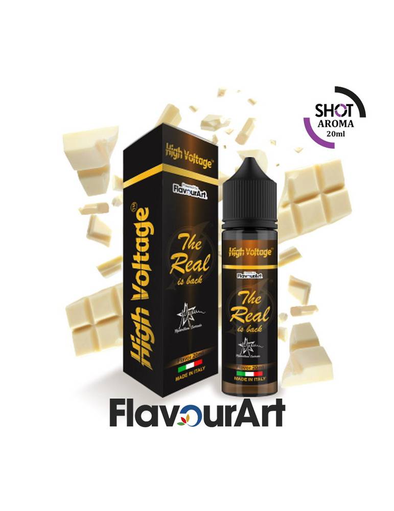 Flavourart High Voltage – THE REAL IS BACK 20ml aroma Shot Cream (cioccolato bianco)