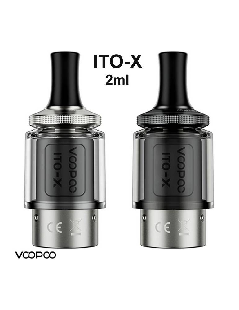 VooPoo ITO-X pod di ricambio 2ml (2 pz-NO coil) MTL-RDTL per DRAG Q e serie DORIC