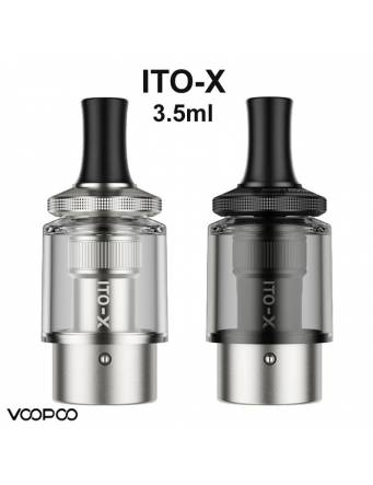 VooPoo ITO-X pod di ricambio 3,5ml (2 pz-NO coil) MTL-RDTL per DRAG Q e serie DORIC