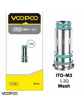 VooPoo ITO M3 coil 1,2ohm/08-12W (5 pz) MTL per serie ITO, DORIC e ARGUS lp