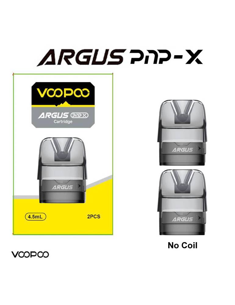 VooPoo ARGUS PNP X pod di ricambio 4,5ml (2 pz - NO coil) MTL-DTL